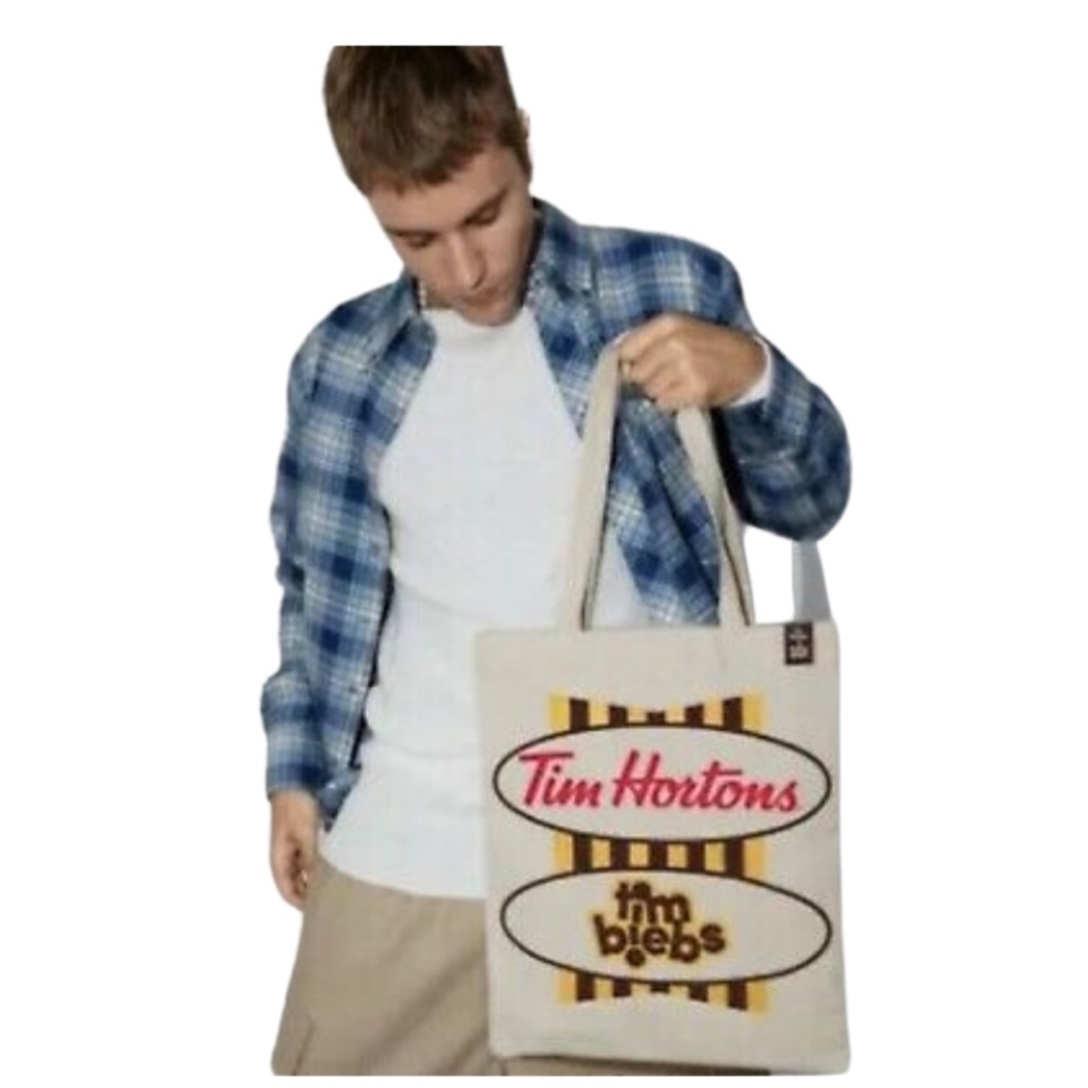 Bieber Tote Tim Hortons x Justin Bieber Collection Tim Biebs